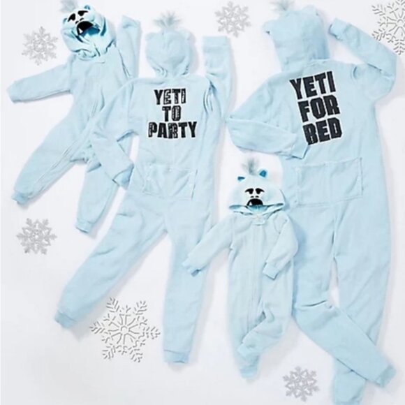 NWT - ⛄ “YETI FOR PARTY”  Kids Sleepwear - Sz 4-6 ⛄ - Picture 6 of 7